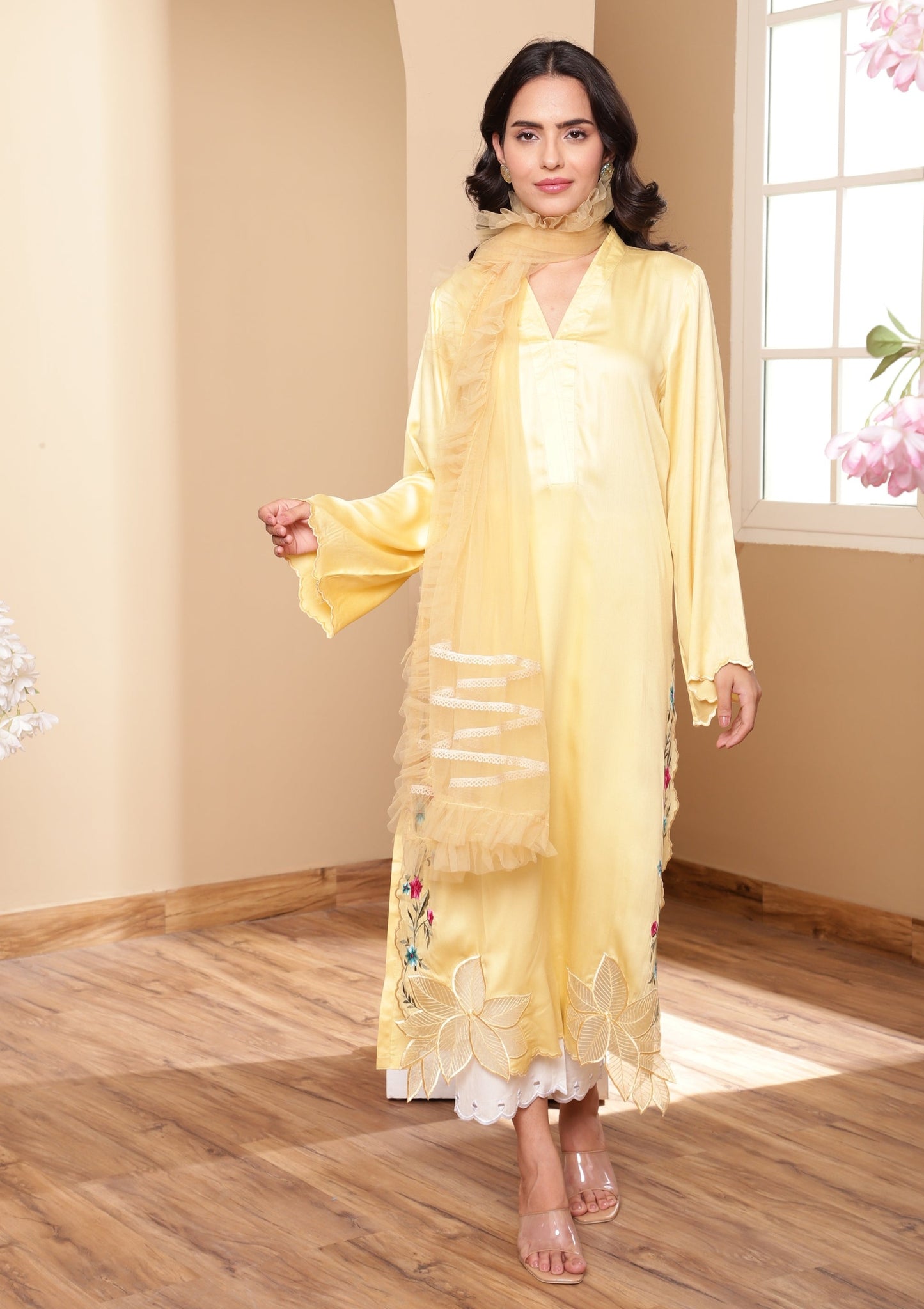 Sunny Salmon Kurta