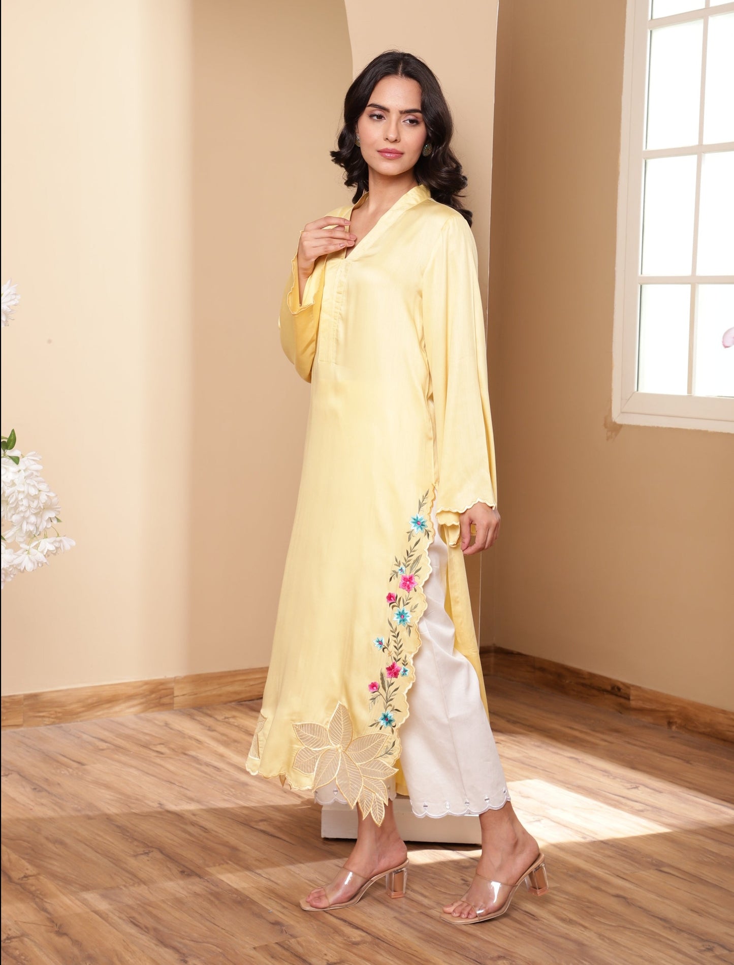 Sunny Salmon Kurta