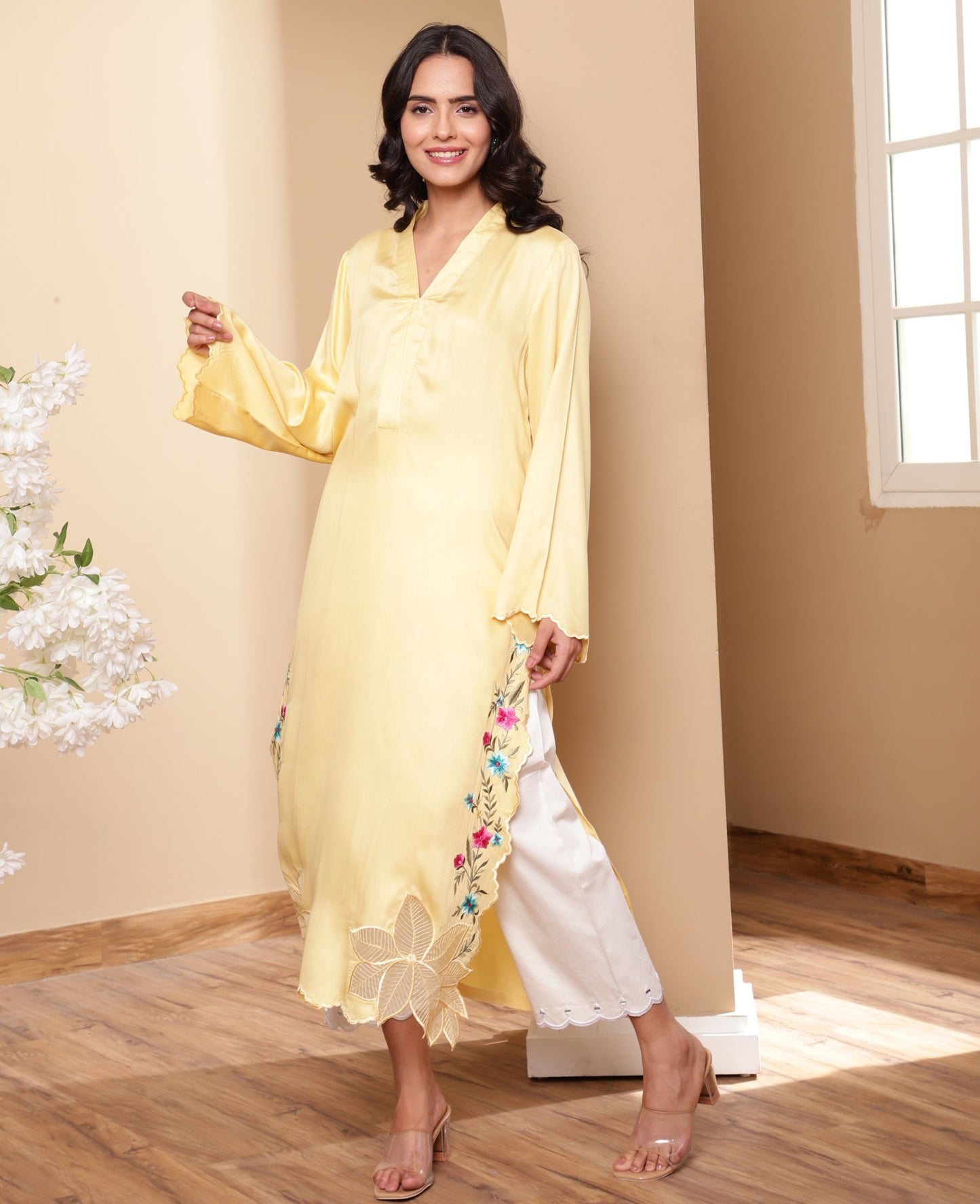 Sunny Salmon Kurta