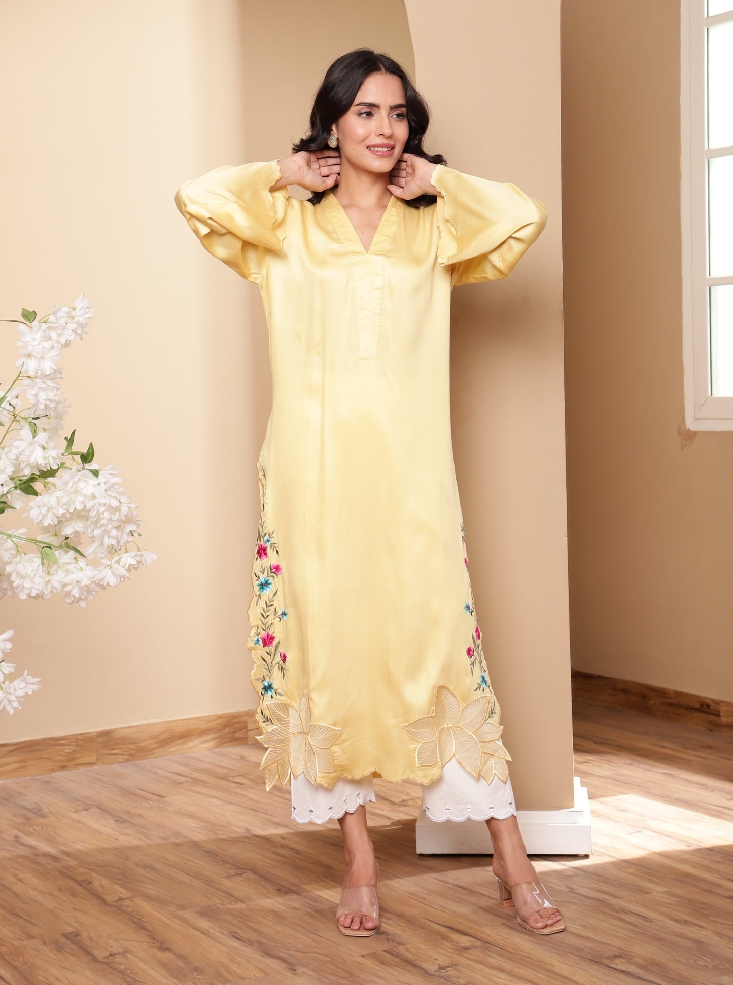 Sunny Salmon Kurta
