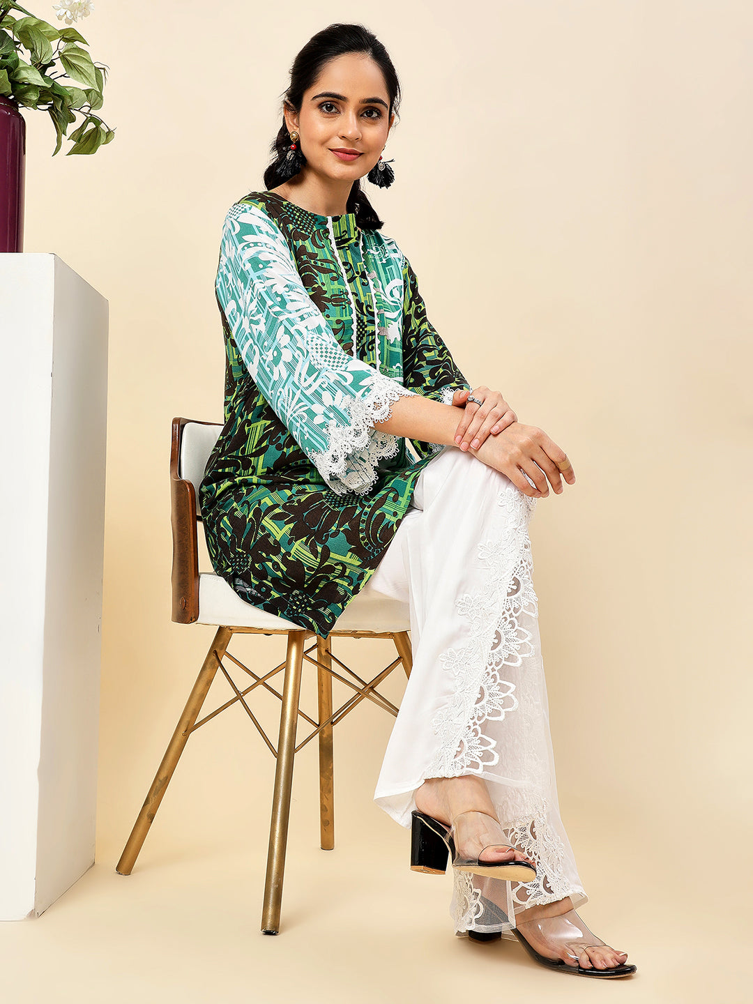 Forest Serenity Kurta