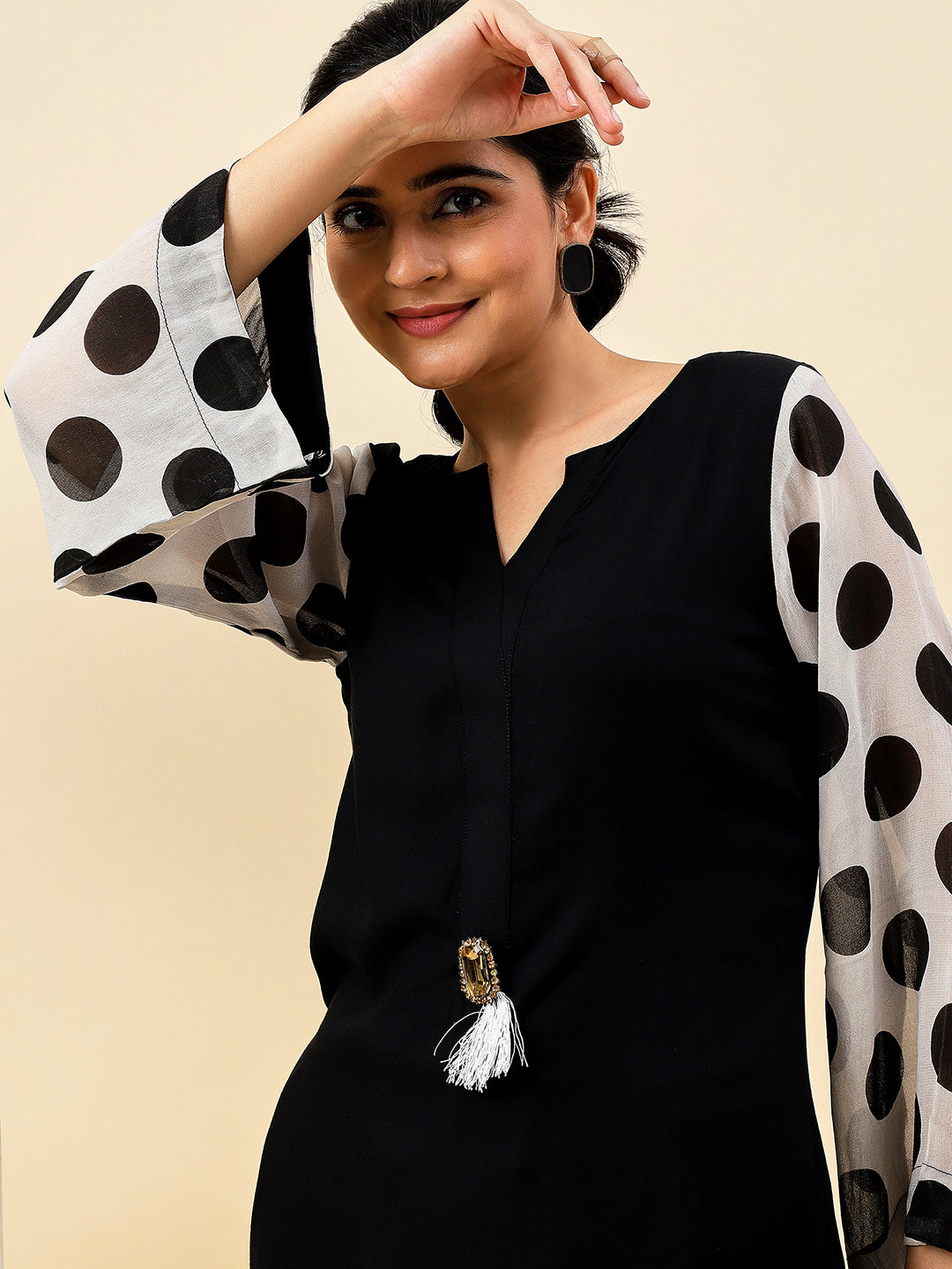 Retro Serenity Kurta