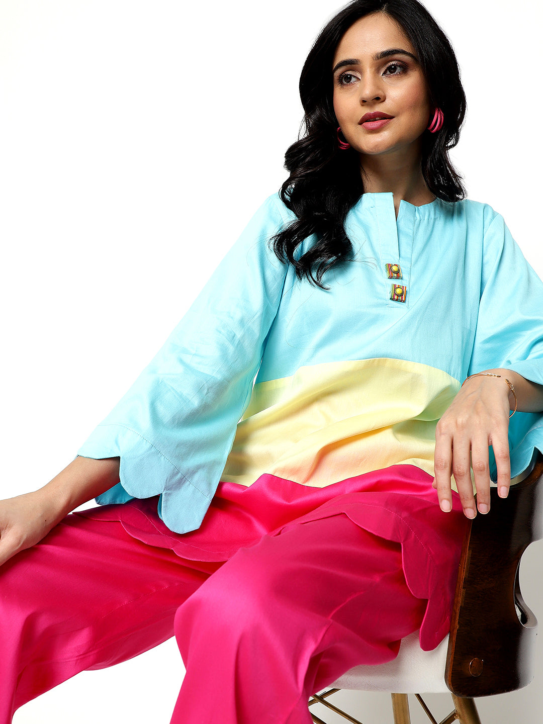Pop Blossom Kurta