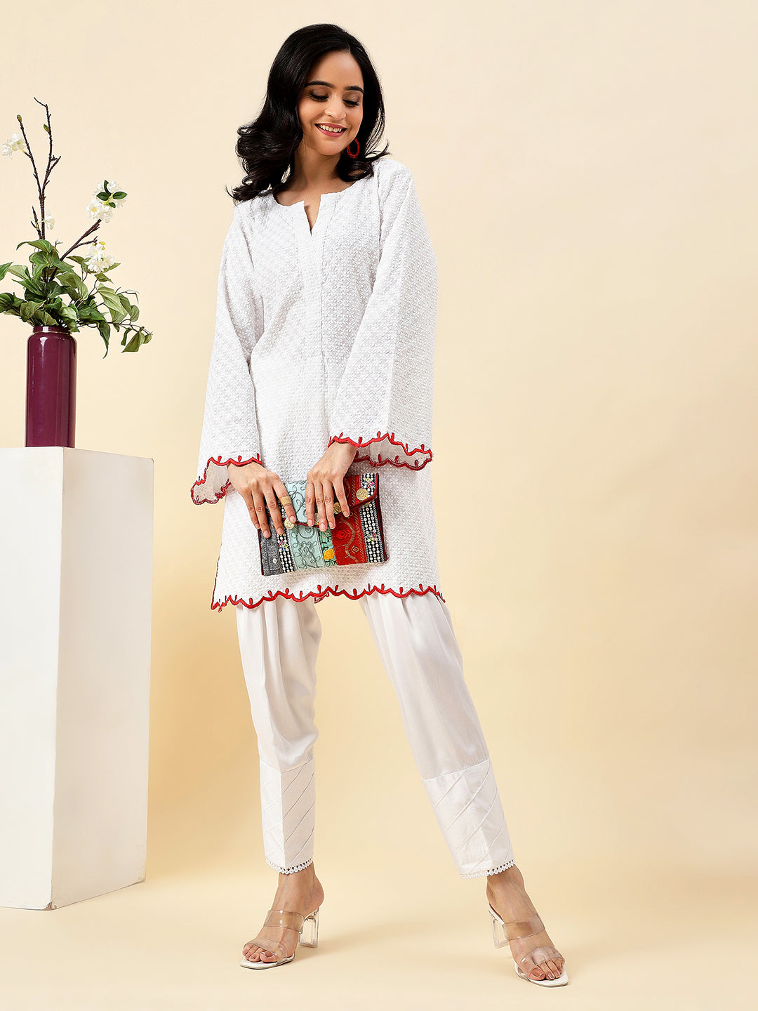 Ivory Serenity Chikankari