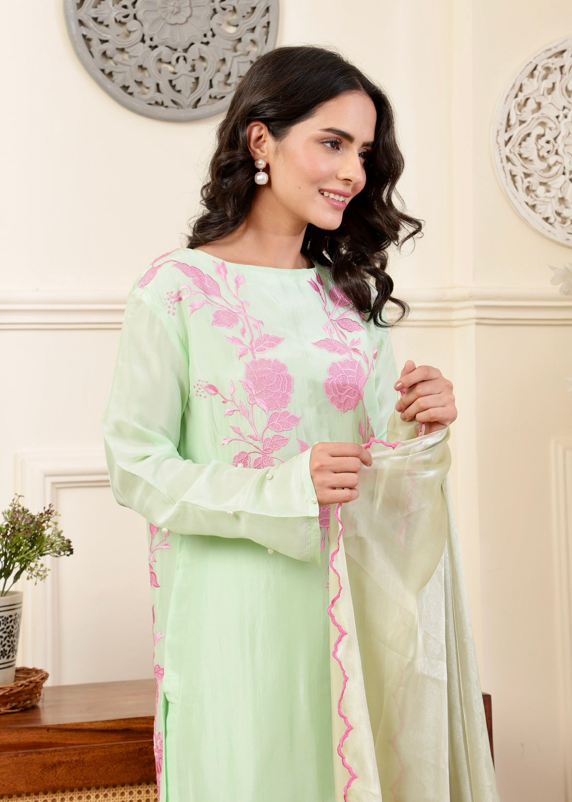 Majestic Floral Kurta