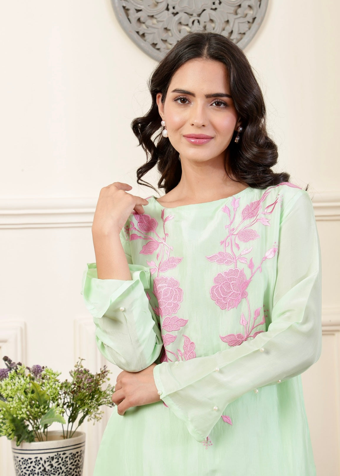 Majestic Floral Kurta