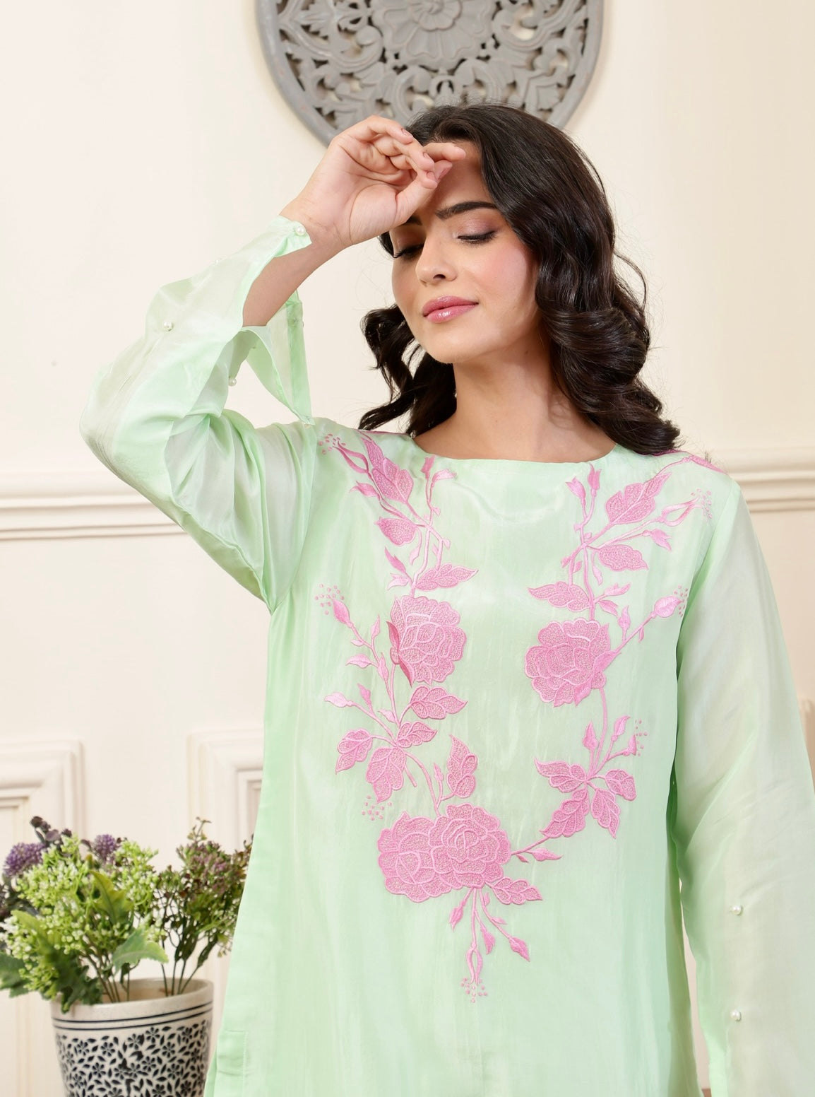 Majestic Floral Kurta