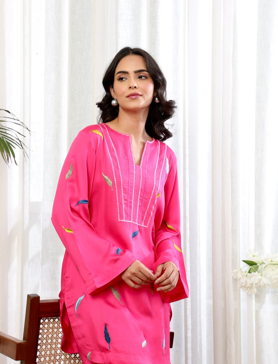 Fuchsia Autumn Kurta