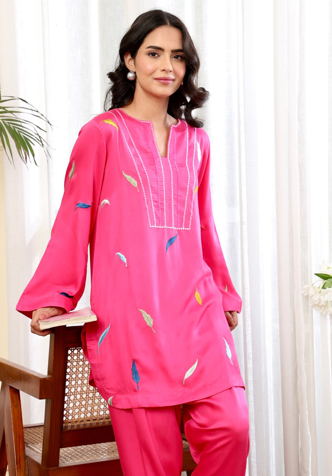 Fuchsia Autumn Kurta