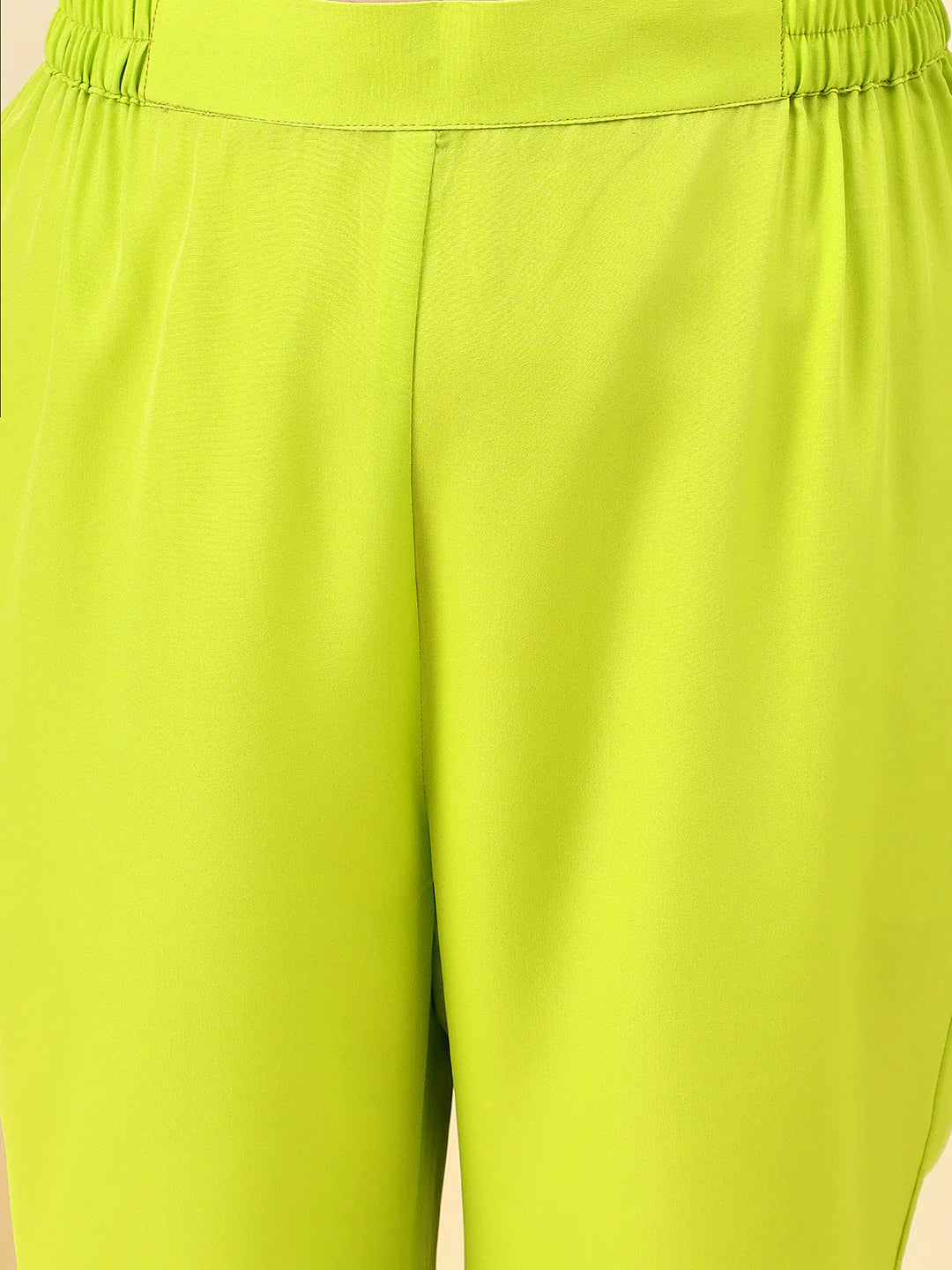 Lemon Green Bell Bottoms