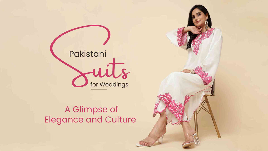Pakistani Suits for Weddings: A Glimpse of Elegance and Culture