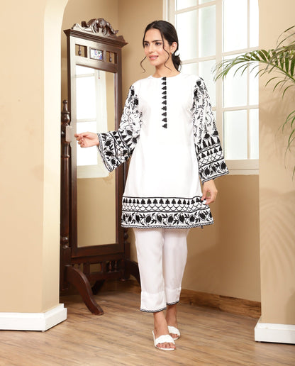 Bitter White Kurta