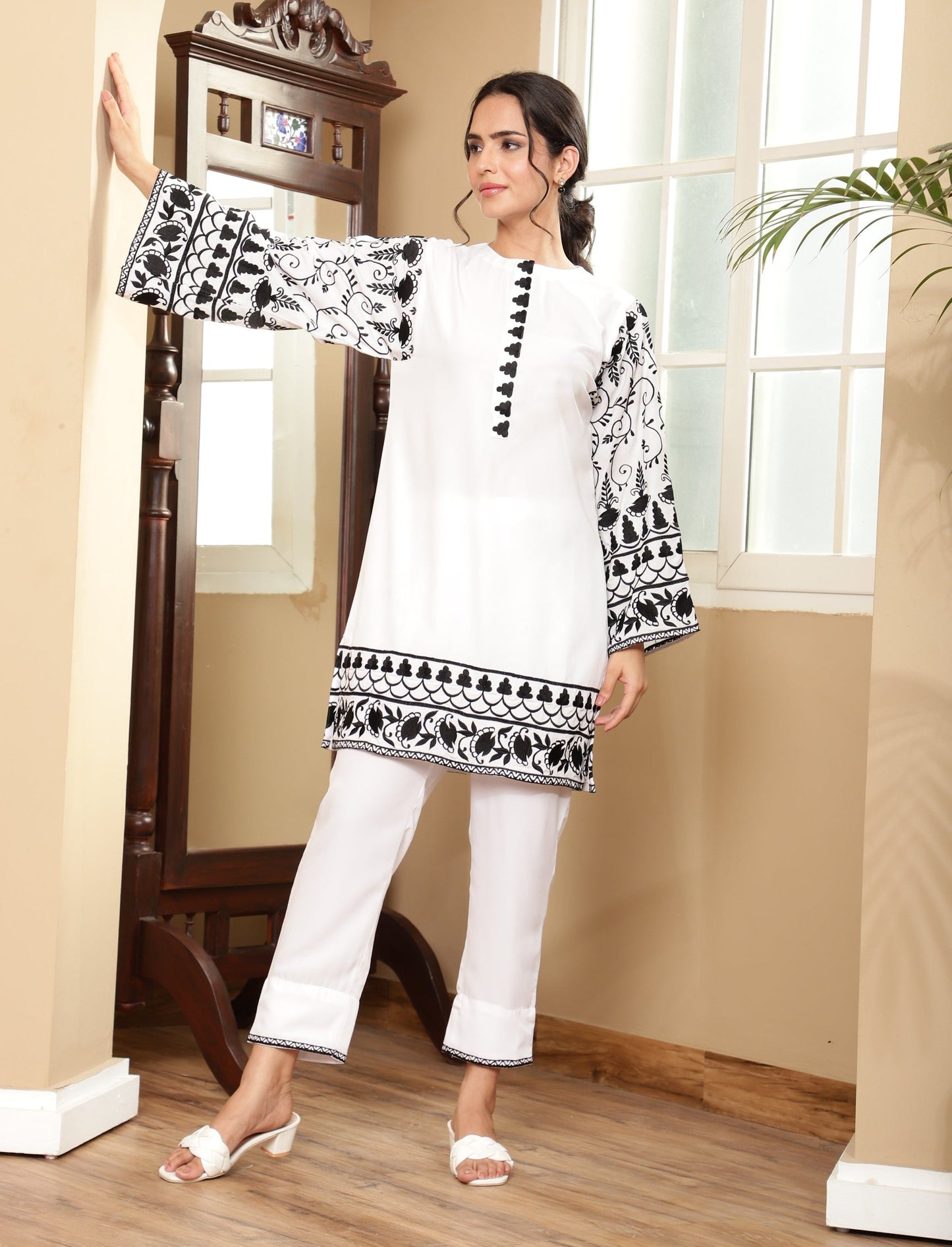 Bitter White Kurta