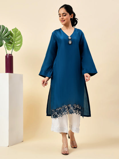 Navy Eleganzia Kurta