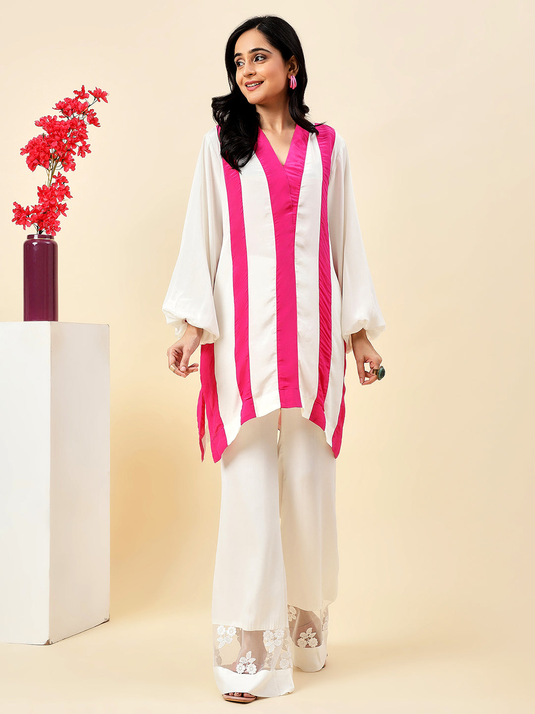 Ruby Chrome Kurta