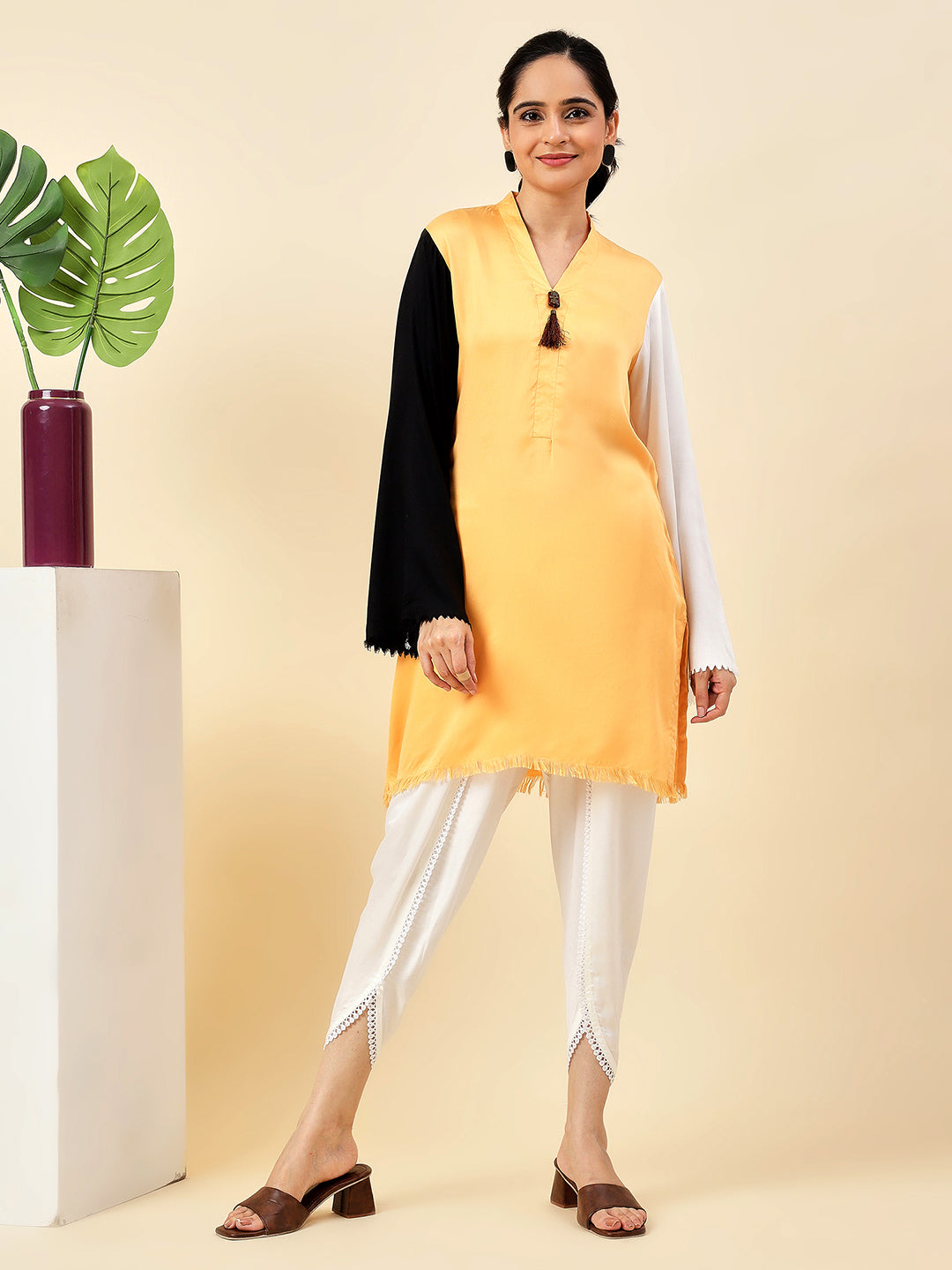 Beige Serenity Kurta