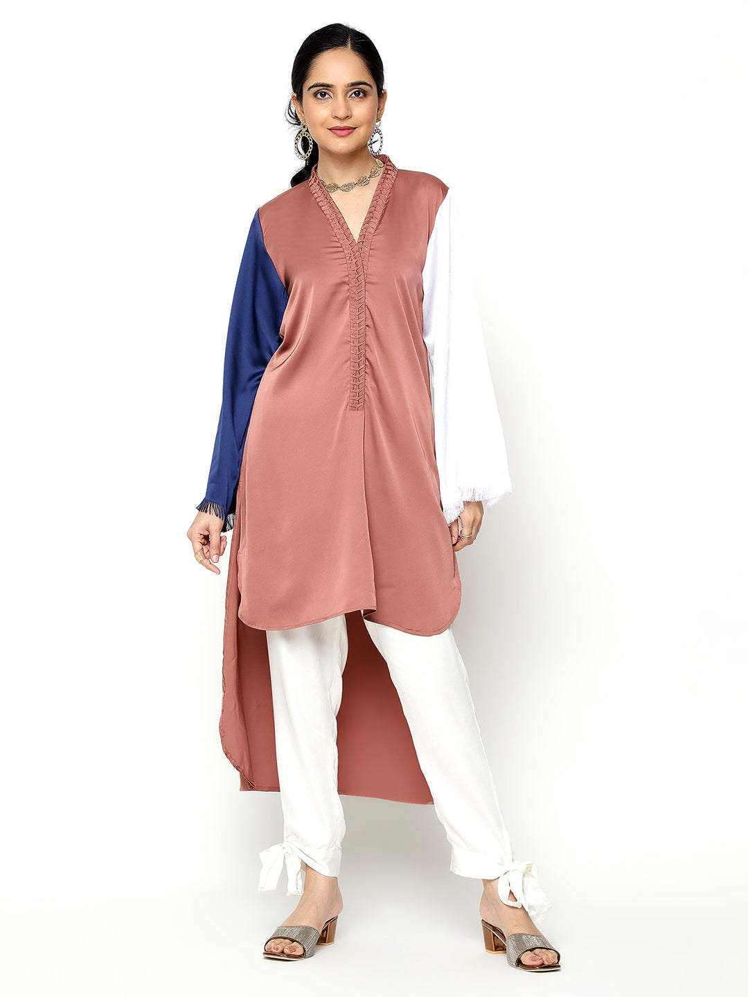 Mauve Eleganzia Kurta