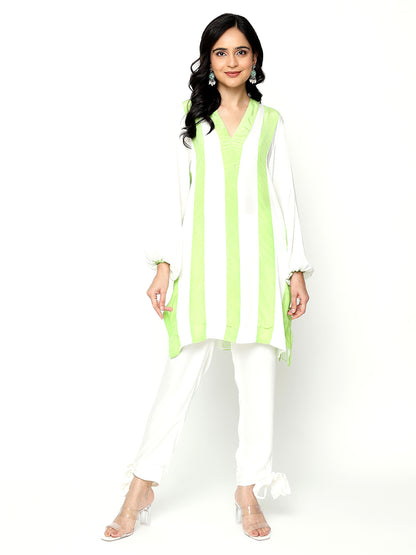 Mint Chrome Kurta