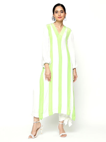 Long Mint Chrome Kurta