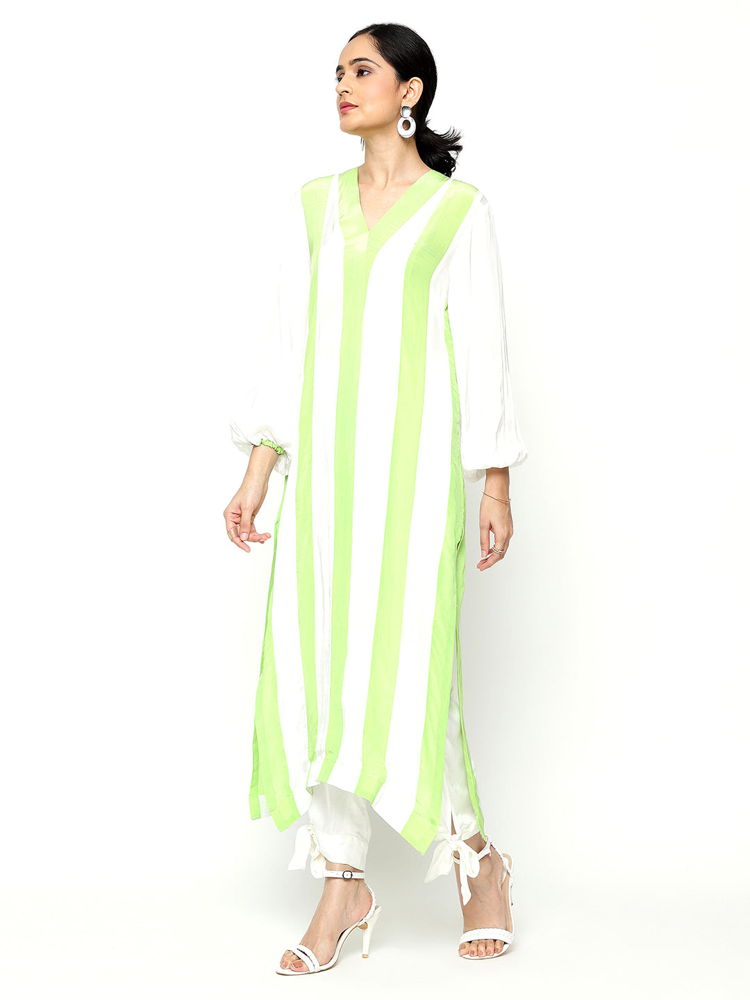 Long Mint Chrome Kurta