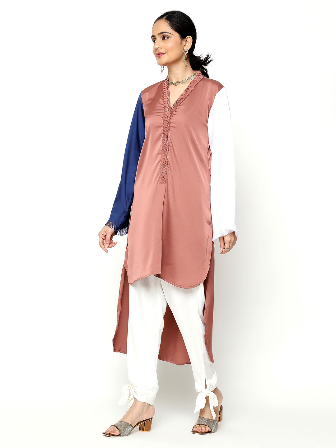 Mauve Eleganzia Kurta