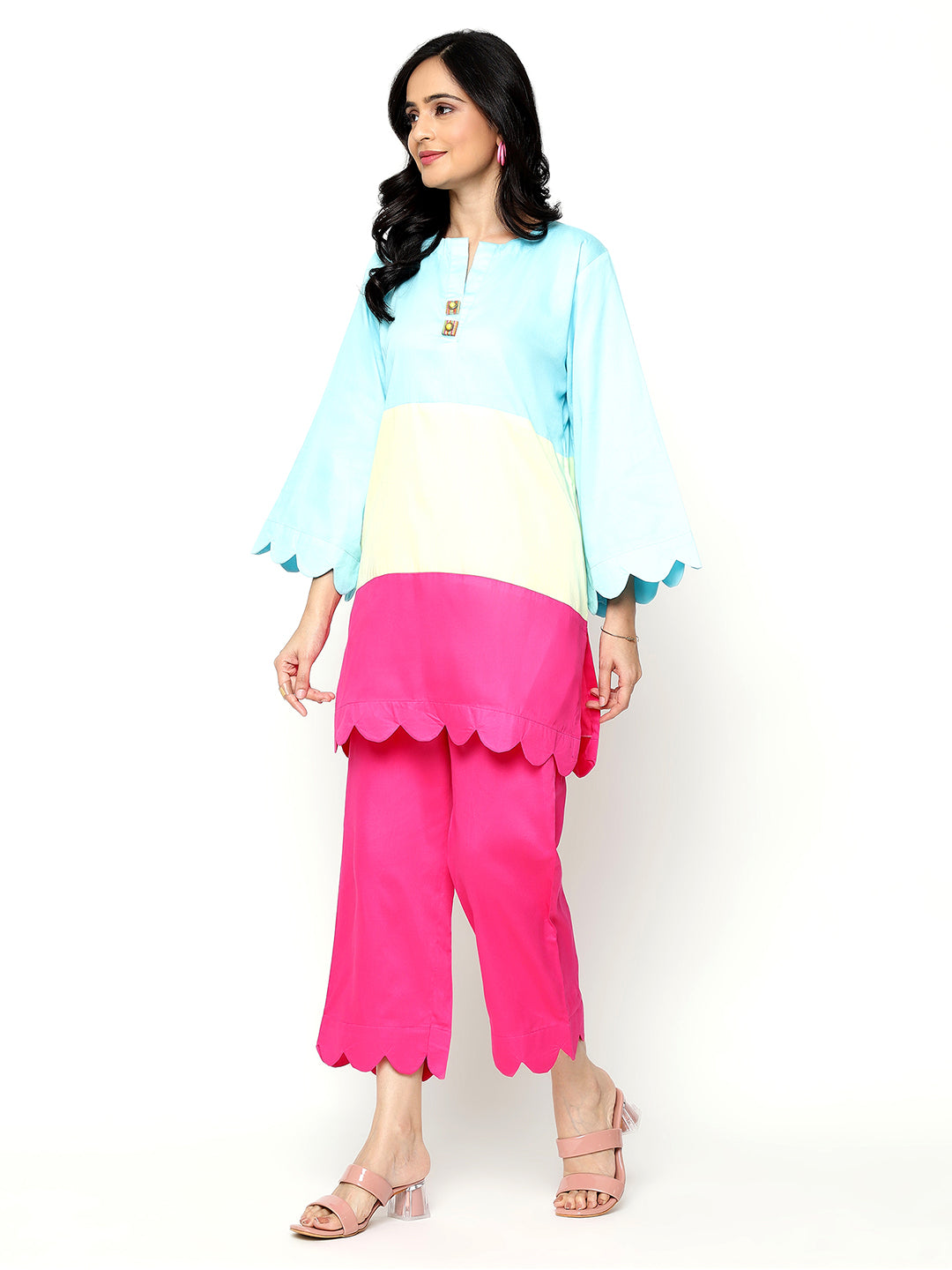 Pop Blossom Kurta