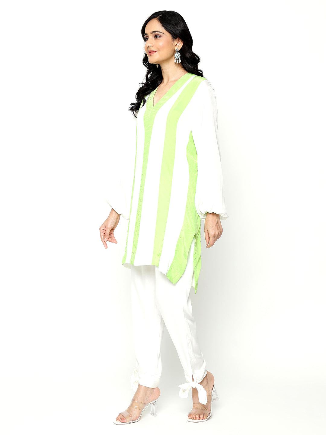 Mint Chrome Kurta