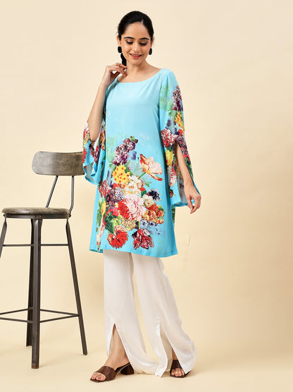 Sky Blossom Kurta