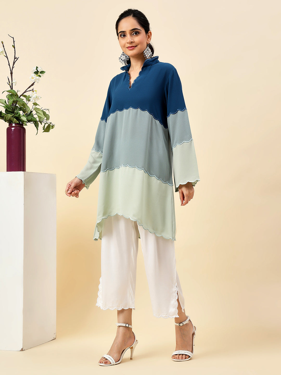 Tranquil Blossom Kurta