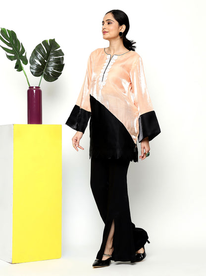 Peach Luxe Kurta