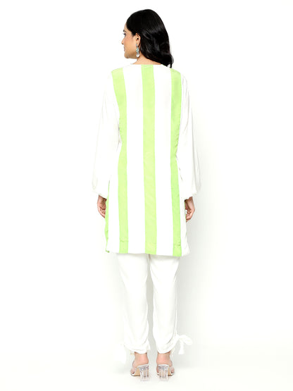 Mint Chrome Kurta