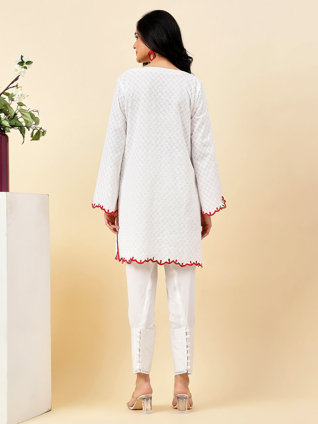 Ivory Serenity Chikankari Kurta