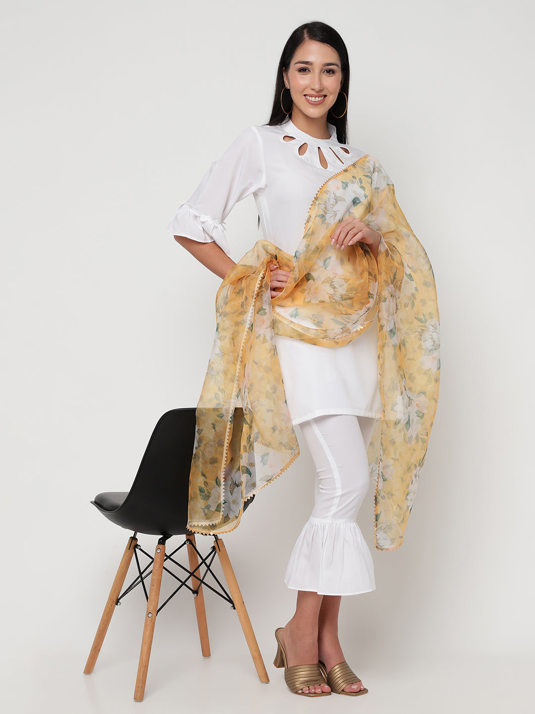 Marigold Adina Dupatta