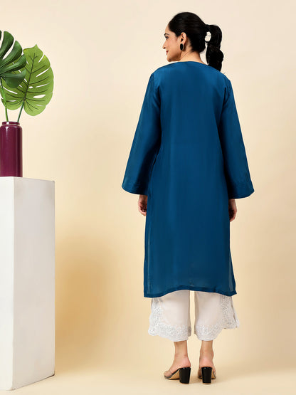 Navy Eleganzia Kurta