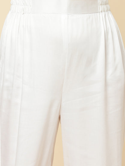 White Pathani Pants