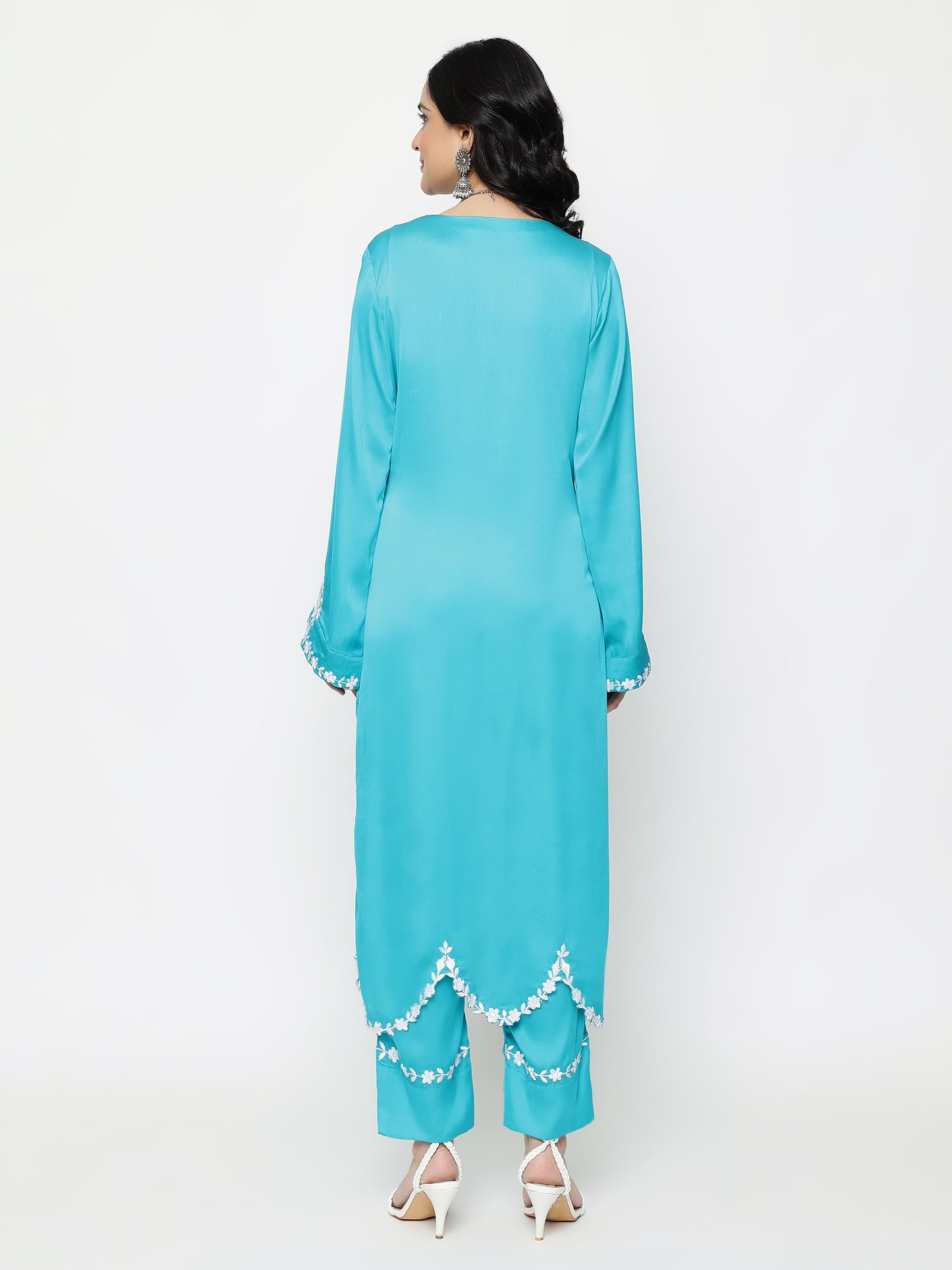 Aqua kurta