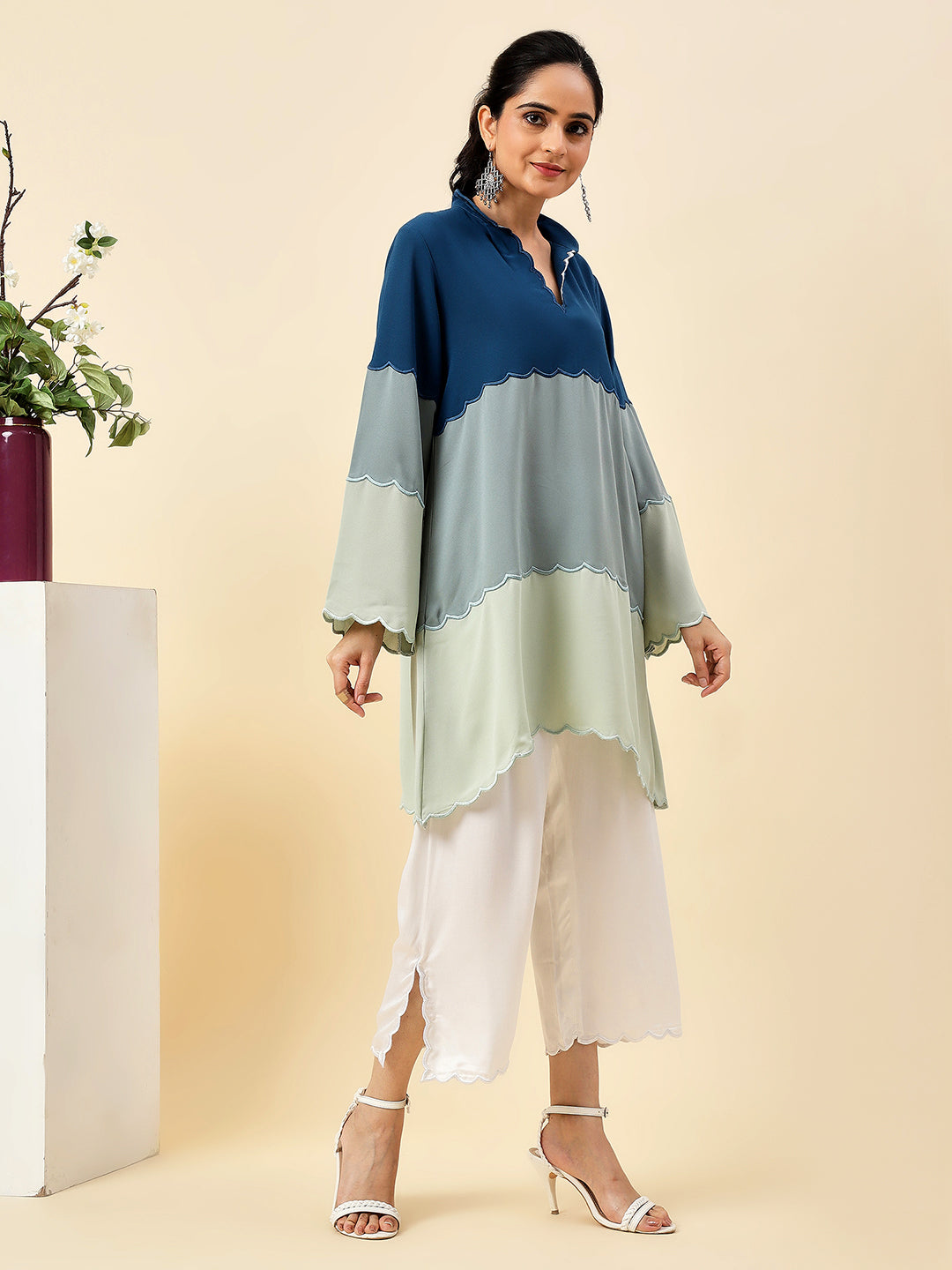 Tranquil Blossom Kurta