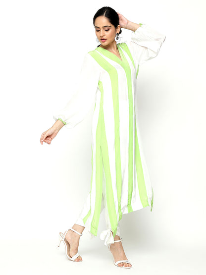 Long Mint Chrome Kurta