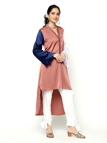 Mauve Eleganzia Kurta