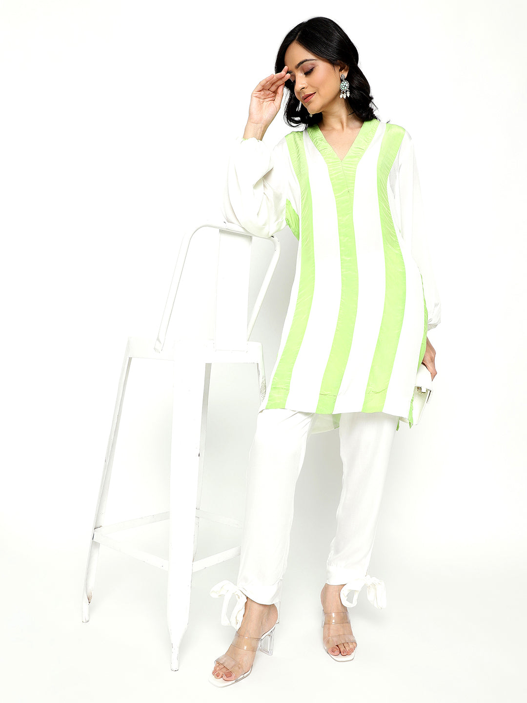 Mint Chrome Kurta