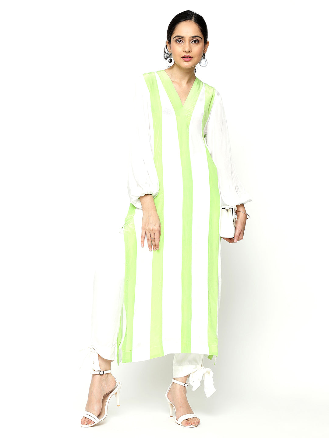 Long Mint Chrome Kurta