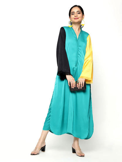 Turquoise Eleganzia Kurta