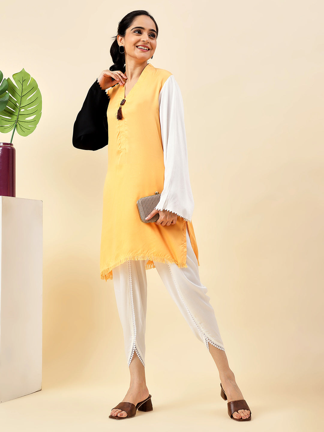 Beige Serenity Kurta