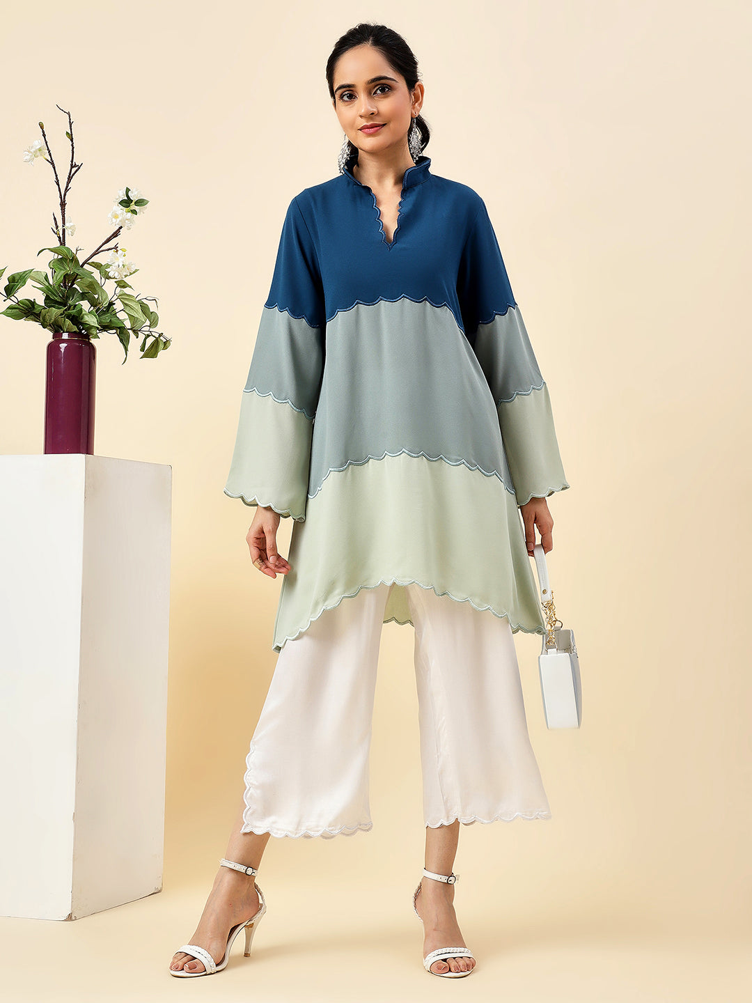 Tranquil Blossom Kurta