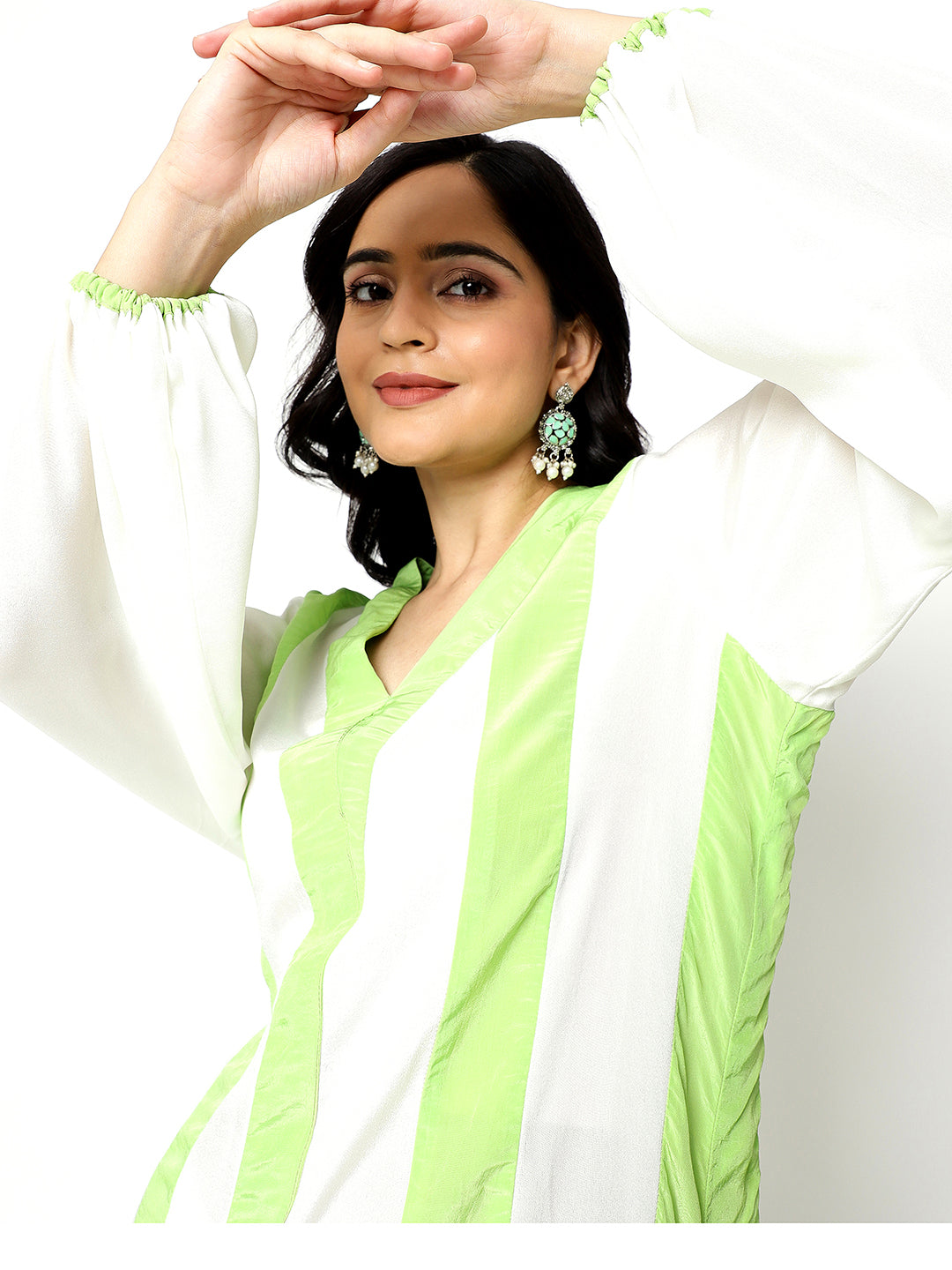 Mint Chrome Kurta