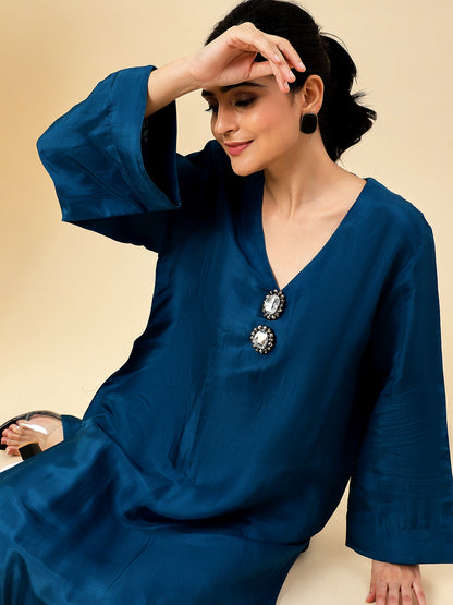 Navy Eleganzia Kurta