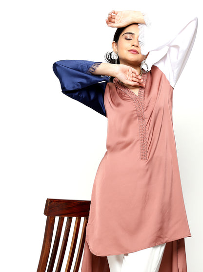 Mauve Eleganzia Kurta