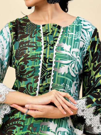 Forest Serenity Kurta