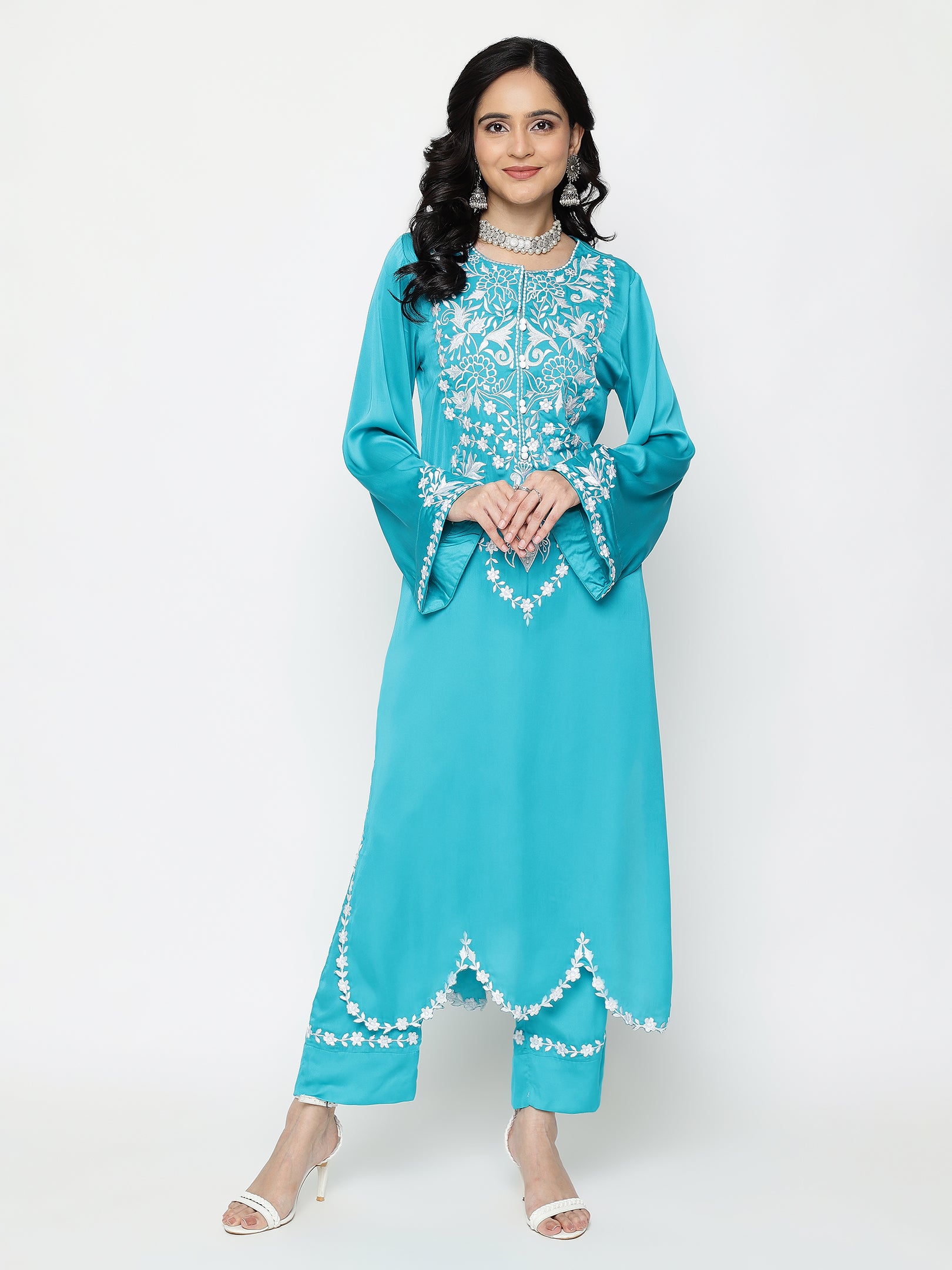 Aqua Kurta