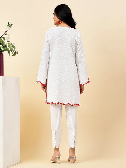 Ivory Serenity Chikankari